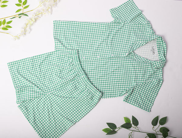 Summer Comfort: Stylish Cotton-Lycra Shorts Pajama Collection