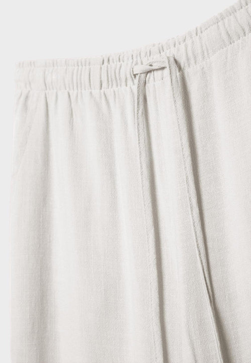 Flowing linen-effect trousers