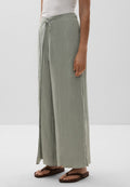 Wrap Balloon Linen Pants
