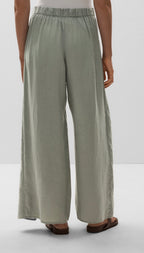 Wrap Balloon Linen Pants