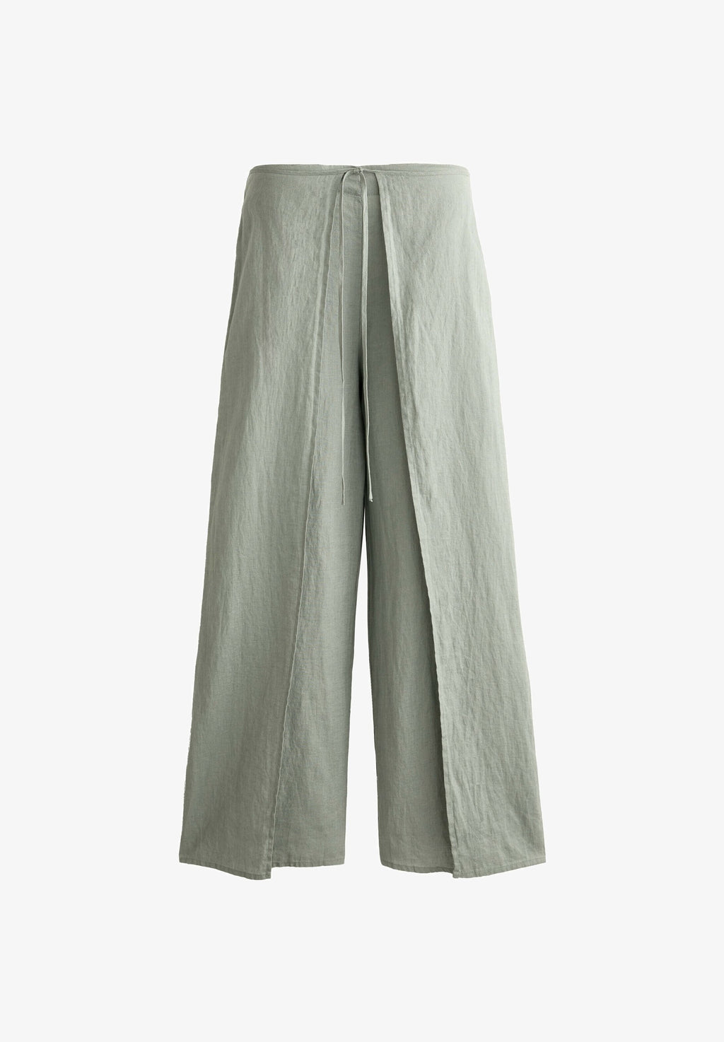 Wrap Balloon Linen Pants