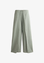 Wrap Balloon Linen Pants