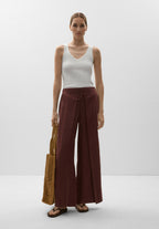 Wrap Balloon Linen Pants