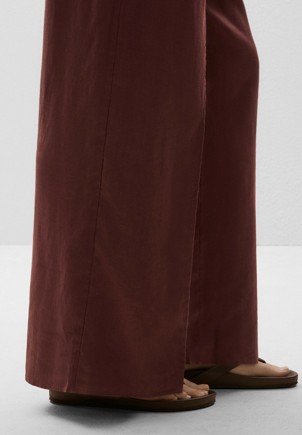 Wrap Balloon Linen Pants