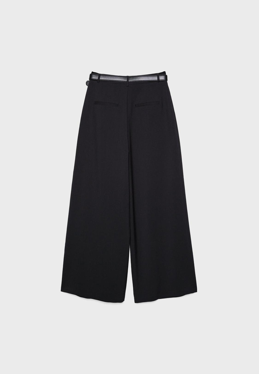 Maxi-dart trousers with belt