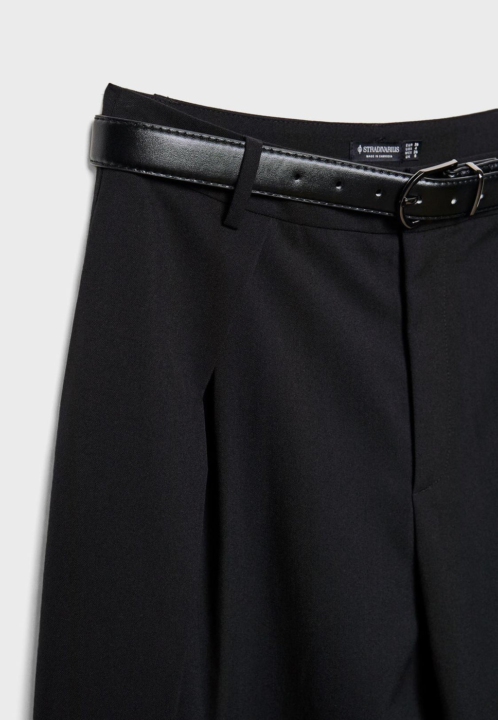 Maxi-dart trousers with belt