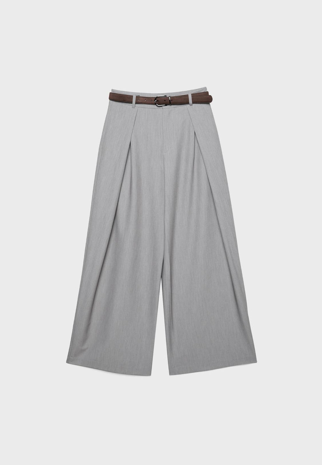 Maxi-dart trousers with belt
