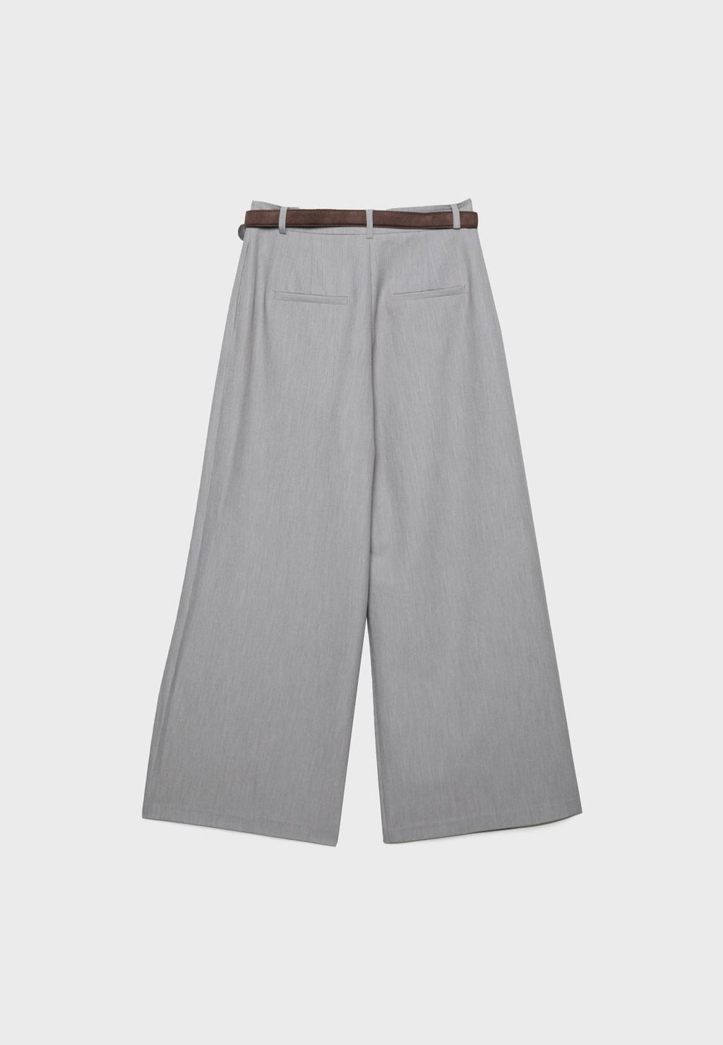 Maxi-dart trousers with belt