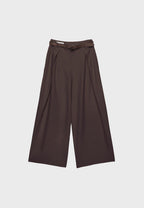 Maxi-dart trousers with belt