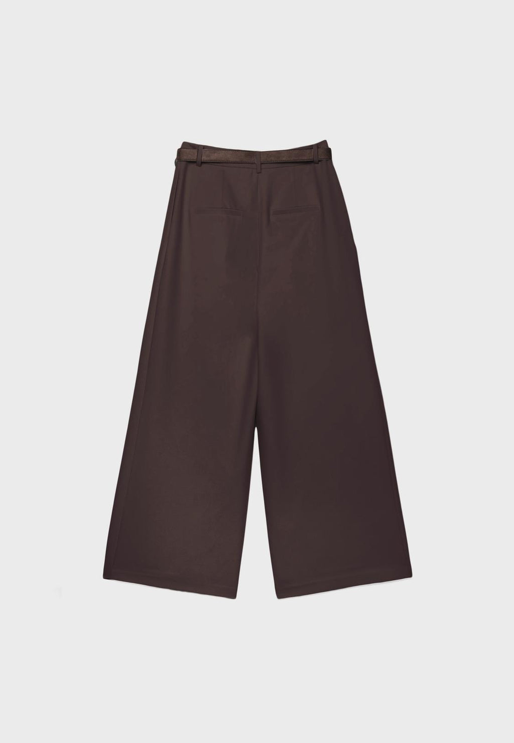 Maxi-dart trousers with belt