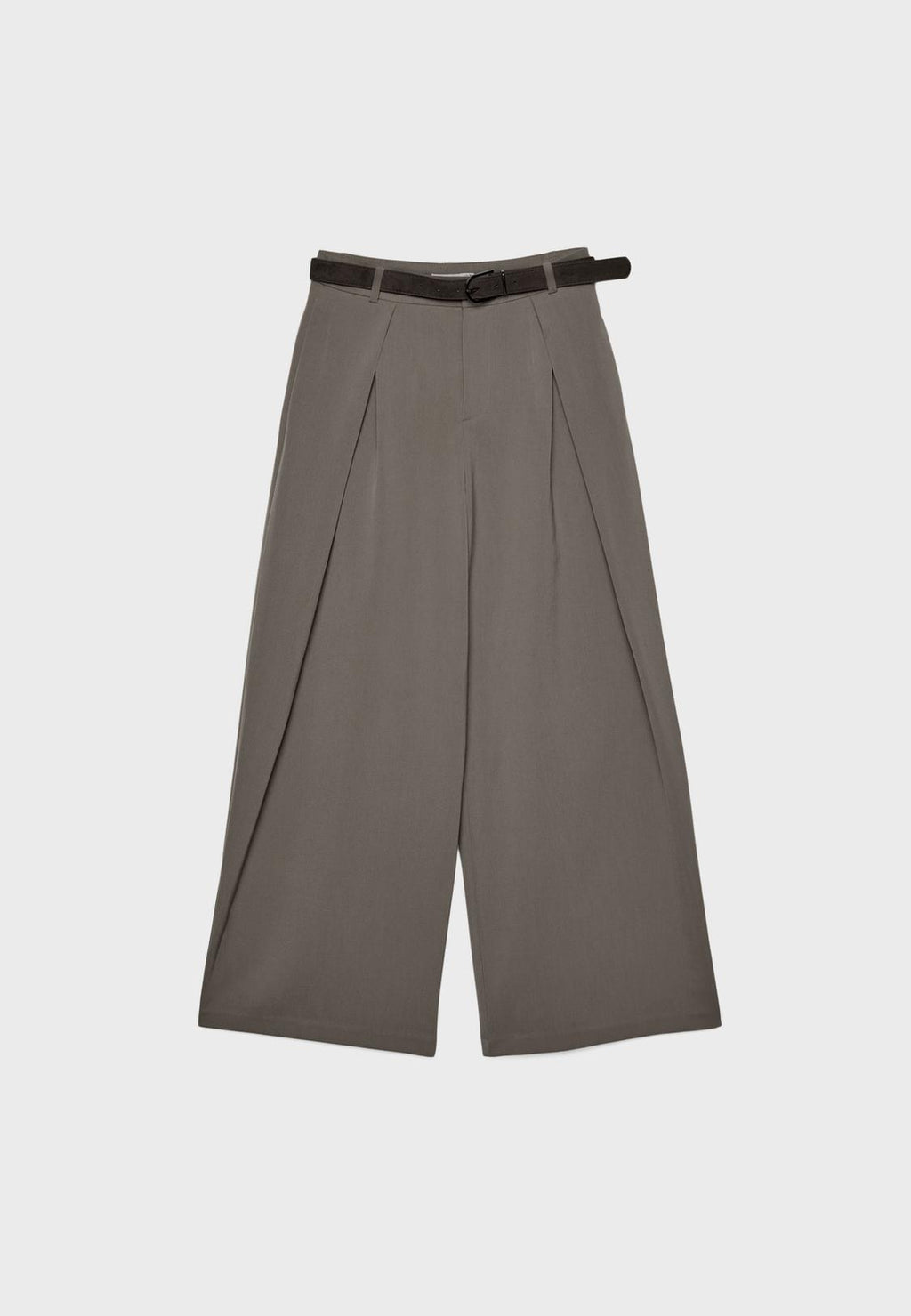 Maxi-dart trousers with belt