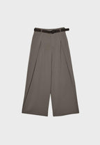 Maxi-dart trousers with belt