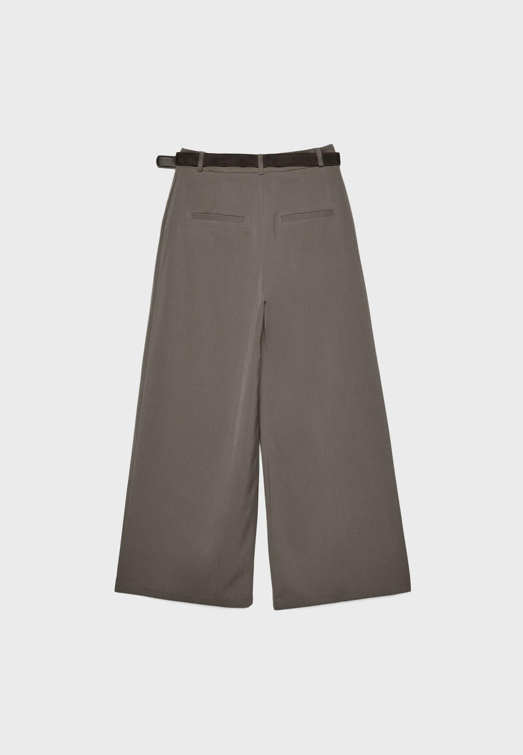 Maxi-dart trousers with belt