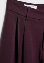 Wide-leg tailored trousers with darts