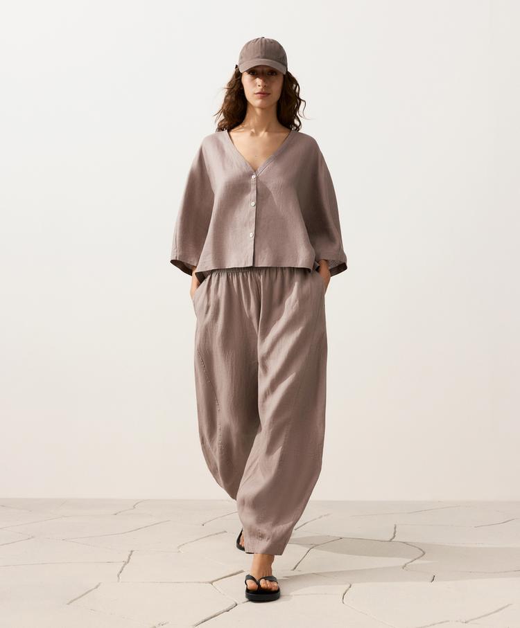 Balloon Linen Pants
