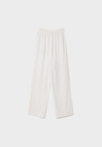 Flowing linen-effect trousers