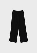Flowing linen-effect trousers