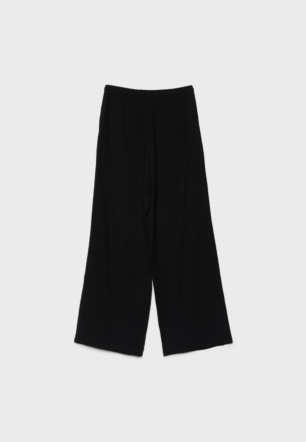 Flowing linen-effect trousers