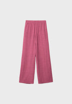 Flowing linen-effect trousers