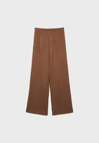 Flowing linen-effect trousers
