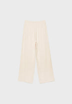 Flowing linen-effect trousers