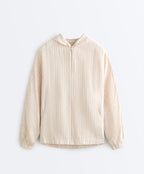 Linen Zip Hoodie