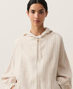 Linen Zip Hoodie