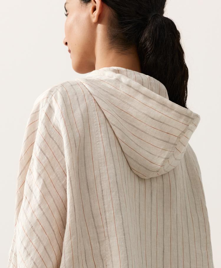 Linen Zip Hoodie
