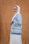 كارديجان صوف منقوش
