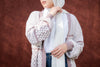 كارديجان صوف منقوش